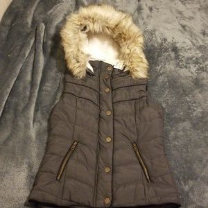 Aeropostale HOODED Fur  VEST